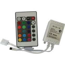 Ecola LED strip RGB IR controller  6A 72W 12V (144W 24V) с инфракрасным пультом управления CRS072ESB - фото 4131