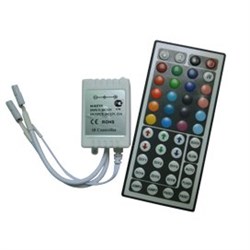 Ecola LED strip RGB IR controller 12A 144W 12V (288W 24V)  с большим инфракрасным пультом управления CRL144ESB - фото 4132