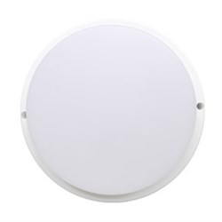 Ecola LED ДПП светильник Круг накладной IP65 матовый белый 30W 220V 4200K 210x45 DPRV30ELC - фото 4223