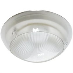 Ecola Light GX53 LED ДПП (DPP) 03-18 светильник "Сириус" Круг накладной IP65 3*GX53 прозрачный белый 280х280х90 TS53T3ECR - фото 4279