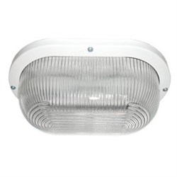 Ecola Light GX53 LED ДПП 03-9-002 светильник Овал накладной IP65 2*GX53 прозр стекло белый 280х175х105 TL53T2ECR - фото 4286