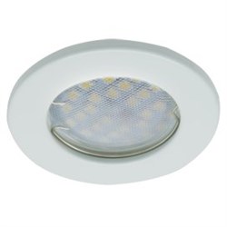 Ecola Light MR16 DL90 GU5.3 Светильник встр. плоский Белый 30x80 - 2pack (кd74) FW1621EFY - фото 4308