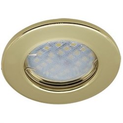 Ecola Light MR16 DL90 GU5.3 Светильник встр. плоский Золото 30x80 - 2pack (кd74) FG1621EFY - фото 4310