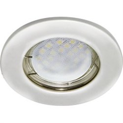 Ecola Light MR16 DL90 GU5.3 Светильник встр. плоский Перламутровое серебро 30x80 - 2pack (кd74) FP1621EFY - фото 4313
