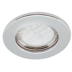 Ecola Light MR16 DL90 GU5.3 Светильник встр. плоский Хром 30x80 (кd74) FC1611EFY - фото 4318