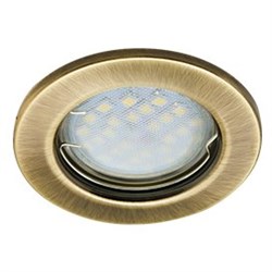 Ecola Light MR16 DL90 GU5.3 Светильник встр. плоский Черненая Бронза 30x80 - 2pack (кd74) FB1621EFY - фото 4319