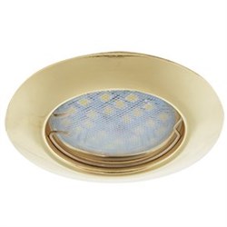 Ecola Light MR16 DL92 GU5.3 Светильник встр. выпуклый Золото 30x80 - 2pack (кd74) FG1622EFY - фото 4329