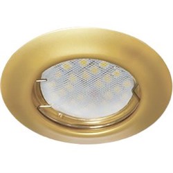 Ecola Light MR16 DL92 GU5.3 Светильник встр. выпуклый Перламутровое золото 30x80 - 2pack (кd74) FN1622EFY - фото 4331