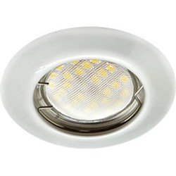 Ecola Light MR16 DL92 GU5.3 Светильник встр. выпуклый Перламутровое серебро 30x80 (кd74) FP1612EFY - фото 4333