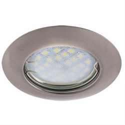 Ecola Light MR16 DL92 GU5.3 Светильник встр. выпуклый Сатин-Хром 30x80 - 2pack (кd74) FS1622EFY - фото 4334