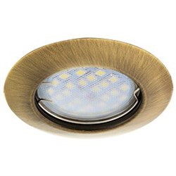 Ecola Light MR16 DL92 GU5.3 Светильник встр. выпуклый Черненая Бронза 30x80 - 2pack (кd74) FB1622EFY - фото 4338