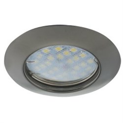 Ecola Light MR16 DL92 GU5.3 Светильник встр. выпуклый Черный Хром 30x80 (кd74) FM1612EFY - фото 4343