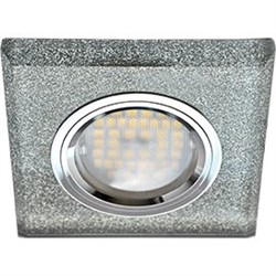 Ecola MR16 DL1651 GU5.3 Glass Стекло Квадрат скошенный край Серебряный блеск / Хром 25x90x90 (кd74) FS1651EFF - фото 4517
