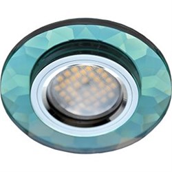 Ecola MR16 DL1654 GU5.3 Glass Стекло Круг граненый Изумруд / Хром 25x90 (кd74) FR1654EFF - фото 4545