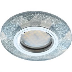 Ecola MR16 DL1654 GU5.3 Glass Стекло Круг граненый Серебряный блеск / Хром 25x90 (кd74) FS1654EFF - фото 4546