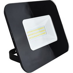 Ecola Projector  LED  30,0W 220V 6000K IP65 Светодиодный Прожектор тонкий Черный 110x80x30 JPBD30ELB - фото 4707
