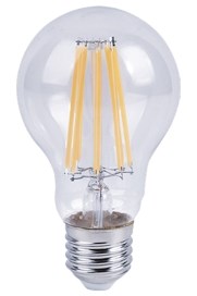 Ecola classic   LED Premium 17,0W A65 220-240V E27 4000K 360° filament прозр. нитевидная (Ra 80, 100 Lm/W, КП=0) 115x65 N7LV17ELC - фото 4843
