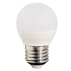 Ecola globe   LED  8,0W G45  220V E27 6000K шар (композит) 78x45 K7GD80ELC - фото 4845