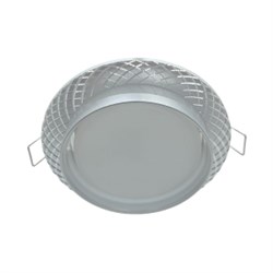 Ecola GX53 H4 SP5331 светильник встраив. Спот Сетка матовый Хром/Алюм 110х52 (к+) SP531CECB - фото 4853
