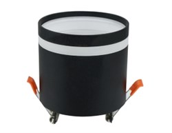 Ecola GX53 SP5374 светильник встраив. Спот без обода с полосой углубленный Черный матовый 82х97 (к+) SR534BECB - фото 4860