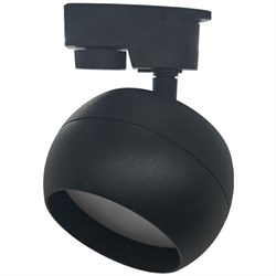 Ecola TRS4 светильник GX53 трековый углубленный Сфера Черный 90x53x135 TRS04BECT - фото 4913