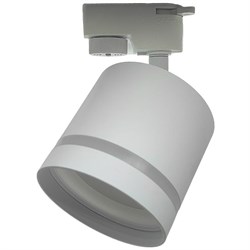 Ecola TRS5 светильник GX53 трековый углубленный с матовой полосой Белый 85x80x157 TRS05WECT - фото 4914