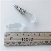 Ecola "Сделай сам Хрустальный светильник"  Подвеска Пика Матовый большой, упаковка 10шт DL35RVECB
