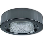 Ecola GX53 FT3073 Светильник Накладной Широкий Черный хром 32x130 FB5330ECB