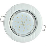 Ecola GX53 H4 9011 светильник встраив. без рефл. "6 полос" Белый 43x115 (к+) FW51H4ECB