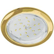 Ecola GX53 H4-GL светильник встраив. без рефл. глубокий Золото 48x106 (к+) FG53GLECB