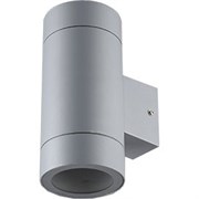 Ecola GX53 LED 8013A светильник накладной IP65 прозрачный Цилиндр металл. 2*GX53 Серый матовый 205x140x90 FG53C2ECH