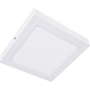 Ecola LED downlight накладной 4010 Квадратный даунлайт с драйвером 18W 220V 6500K 205x205x24 DSSD18ELC