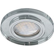 Ecola MR16 DL1650 GU5.3 Glass Стекло Круг Хром / Хром 25x95 (кd74) FC1650EFF