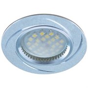 Ecola MR16 DL3181 GU5.3 Светильник встр. литой (скрытый крепеж лампы) матовый Хром/Алюм Вихрь 23x78 (кd74) FS1607EFF