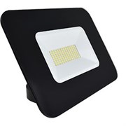 Ecola Projector  LED  50,0W 220V 6000K IP65 Светодиодный Прожектор тонкий Черный 150x110x30 JPBD50ELB