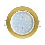 Ecola GX53 H4 светильник встраив. без рефл.  Сатин золото 38x106 - 10 pack (кd102) SY5310ECB