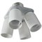 Ecola base Переходник с цоколя E40 на 4хE27 Узкий Белый A8T44WEAY - фото 2616