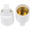 Ecola base Переходник с цоколя G23 на E27 Белый G23E7WEAY - фото 2623