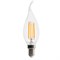 Ecola candle   LED Premium  7,0W  220V E14 2700K 360° filament прозр. нитевидная свеча на ветру (Ra 80, 100 Lm/W, КП=0) 125х37 N4UW70ELC - фото 2689