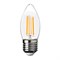 Ecola candle   LED Premium  7,0W  220V E27 4000K 360° filament прозр. нитевидная свеча (Ra 80, 100 Lm/W, КП=0) 96х37 N7QV70ELC - фото 2693