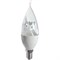 Ecola candle   LED Premium  8,0W 220V  E14 4000K прозрачная свеча на ветру с линзой (композит) 130x37 C4UV80ELC - фото 2705