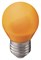 Ecola globe   LED color  2,0W G45 220V E27 Orange шар Оранжевый матовая колба 70x45 K7CY20ELB - фото 2833