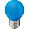 Ecola globe   LED color  5,0W G45 220V E27 Blue шар Синий матовая колба 77x45 K7CB50ELB - фото 2835