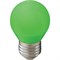 Ecola globe   LED color  5,0W G45 220V E27 Green шар Зеленый матовая колба 77x45 K7CG50ELB - фото 2836