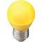 Ecola globe   LED color  5,0W G45 220V E27 Yellow шар Желтый матовая колба 77x45 K7CY50ELB - фото 2838