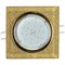 Ecola GX53 H4 5311 Glass Стекло Квадрат скошенный край Золото - золотой блеск 38x120x120 (к+) FQ53SNECH - фото 3063