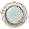 Ecola GX53 H4 5313 Glass Стекло Круг с вогнутыми гранями золото - золото на белом 38x126 (к+) FG53RCECH - фото 3080