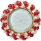 Ecola GX53 H4 5341 Glass Круглый с хрусталиками Прозрачный и Рубин /Золото 56x120 (к+) FR53RYECB - фото 3105