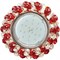 Ecola GX53 H4 5341 Glass Круглый с хрусталиками Прозрачный и Рубин /Хром 56x120 (к+) FS53RYECB - фото 3106