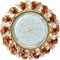 Ecola GX53 H4 5341 Glass Круглый с хрусталиками Прозрачный и Янтарь /Золото 56x120 (к+) FA53RYECB - фото 3109